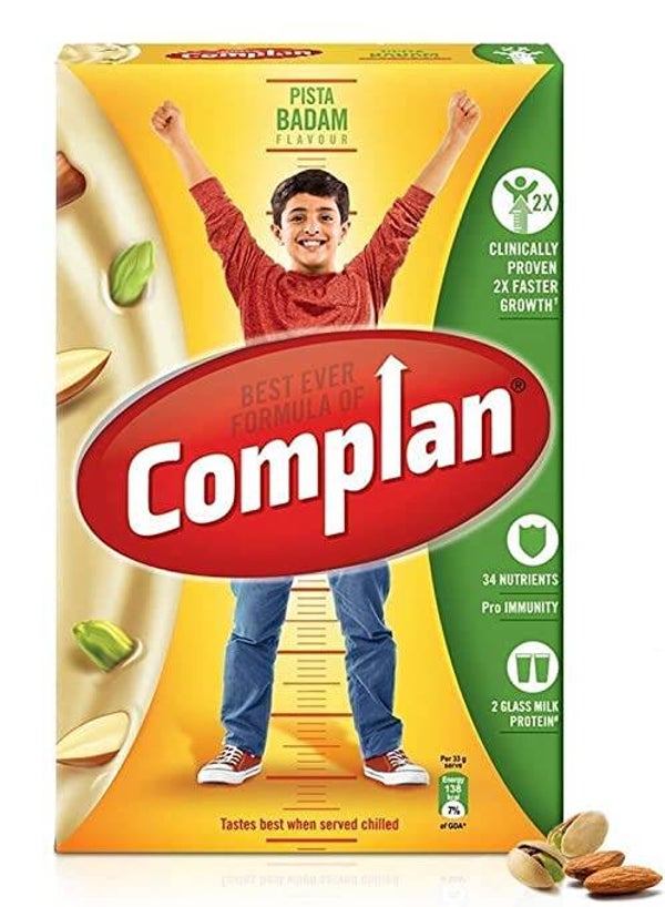 Complan Nutrition and Health Drink Pista Badam, 500gm (Carton)