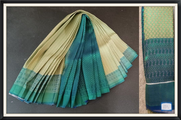 Pink Fancy Semi Silk Saree