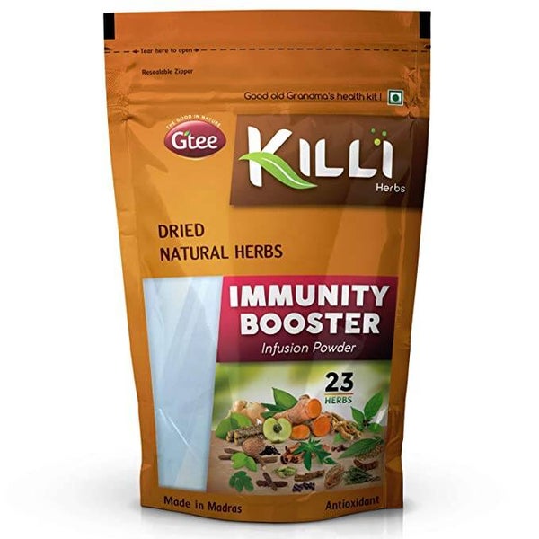 KILLI Immunity Booster Powder | Ayurvedic Kadha for Immunity Support with blend of 23 Natural & Pure Herbs, 100g