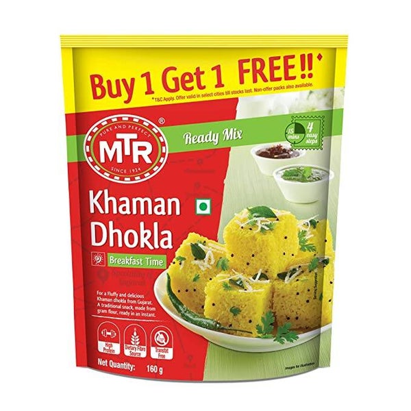 MTR Instant Khaman Dhokla Mix 160g/180g