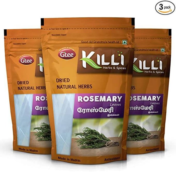 KILLI Rosemary Leaves, 60g (Pack of 3)