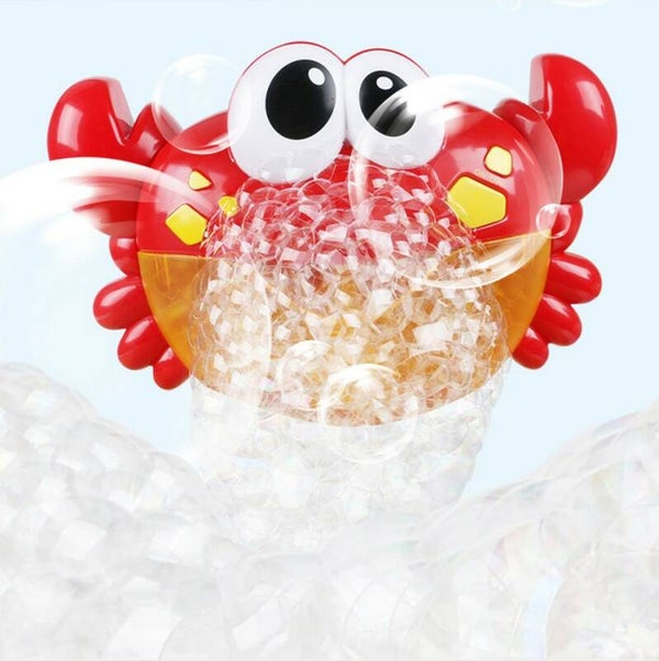 Bubbelmachine voor in bad - Bubble crab - Bad zeep machine - Bad speelgoed - Badschuim maken - Rood