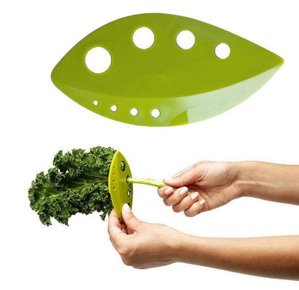 Kruidenstripper - Kruidensnijder - Groente stripper - boerenkool / tijm / basilicum / peterselie / salie strippen - Kruidenmes - Groentesnijder - Kruid stripper