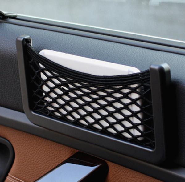 Zelfklevend auto netje - Handige auto organiser / opbergvakje - Autonet / prullenbak / vuilniszak - Autonetje universeel