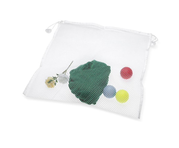 Badnetje voor badspeelgoed - Netje met zuignapjes - Wit opberg net - Bad opbergtas voor speelgoed - Universeel
