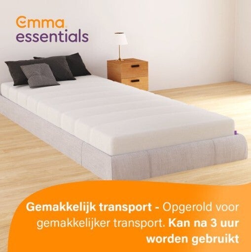 Emma Essentials Matras 140x200cm, ergonomisch 16cm hoog refurbished