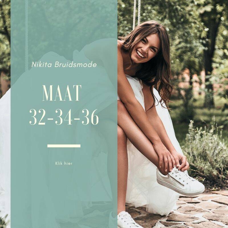 Bruidsjurken maat 32, 34, 36