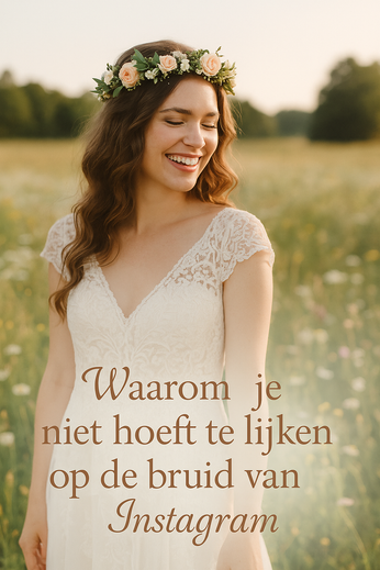 ๐ฟ Waarom je niet hoeft te lijken op de bruid van Instagram