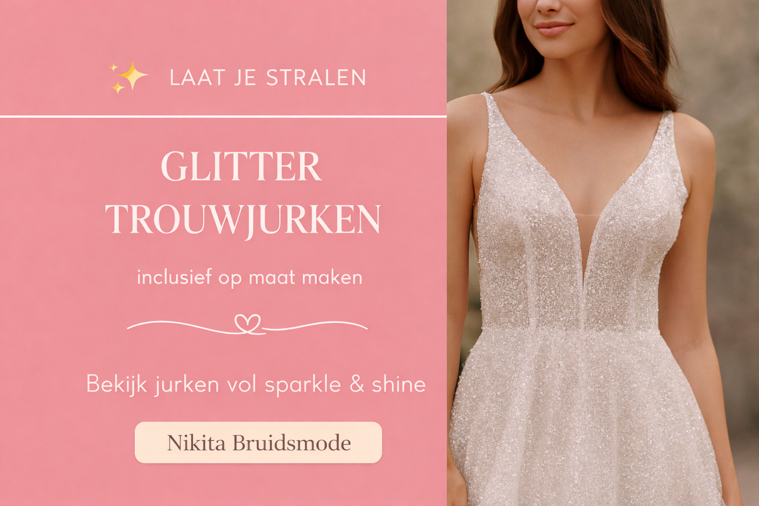Trouwjurken Glitter
