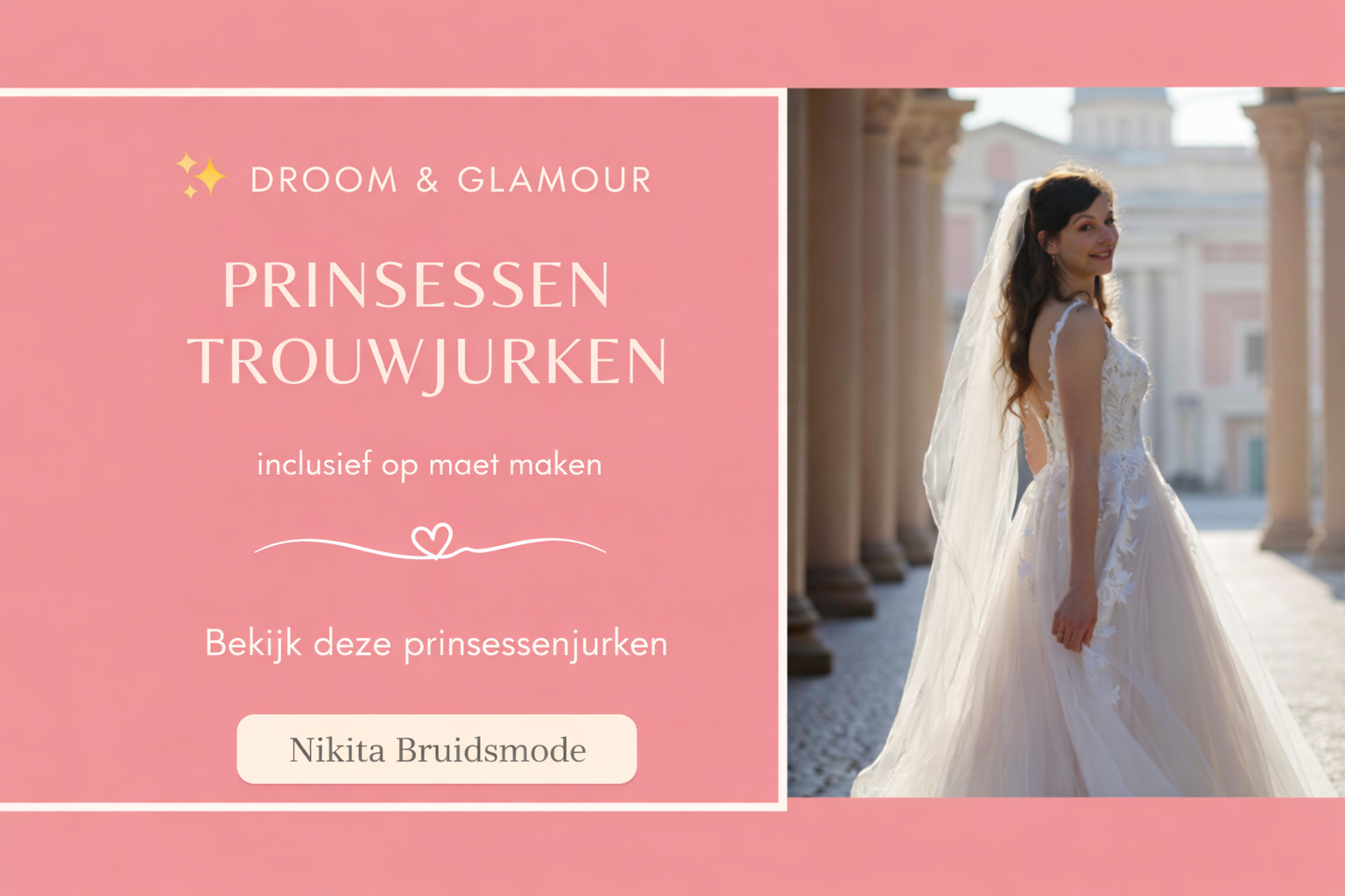 Prinsessen trouwjurken