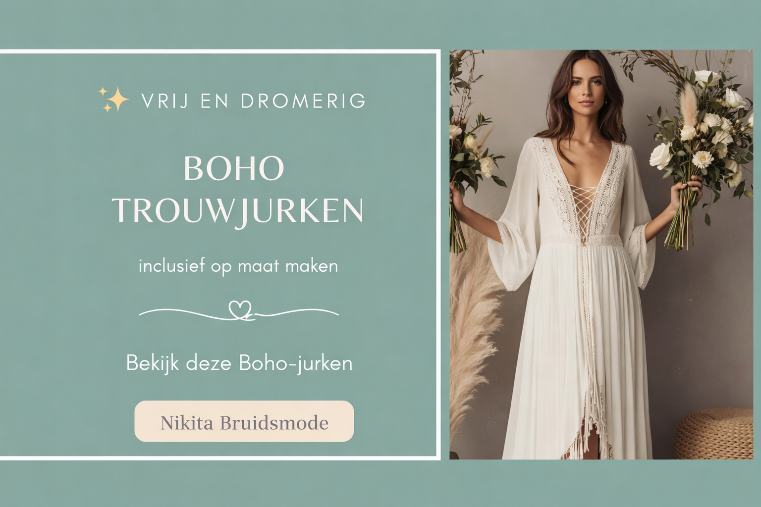 trouwjurken Bohemian- BOHO