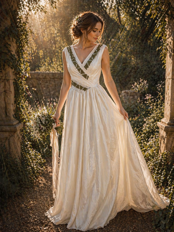 Fantasy jurk “Fable Aurelia” – Huren bij Nikita Bruidsmode ✨🌿 (F53)