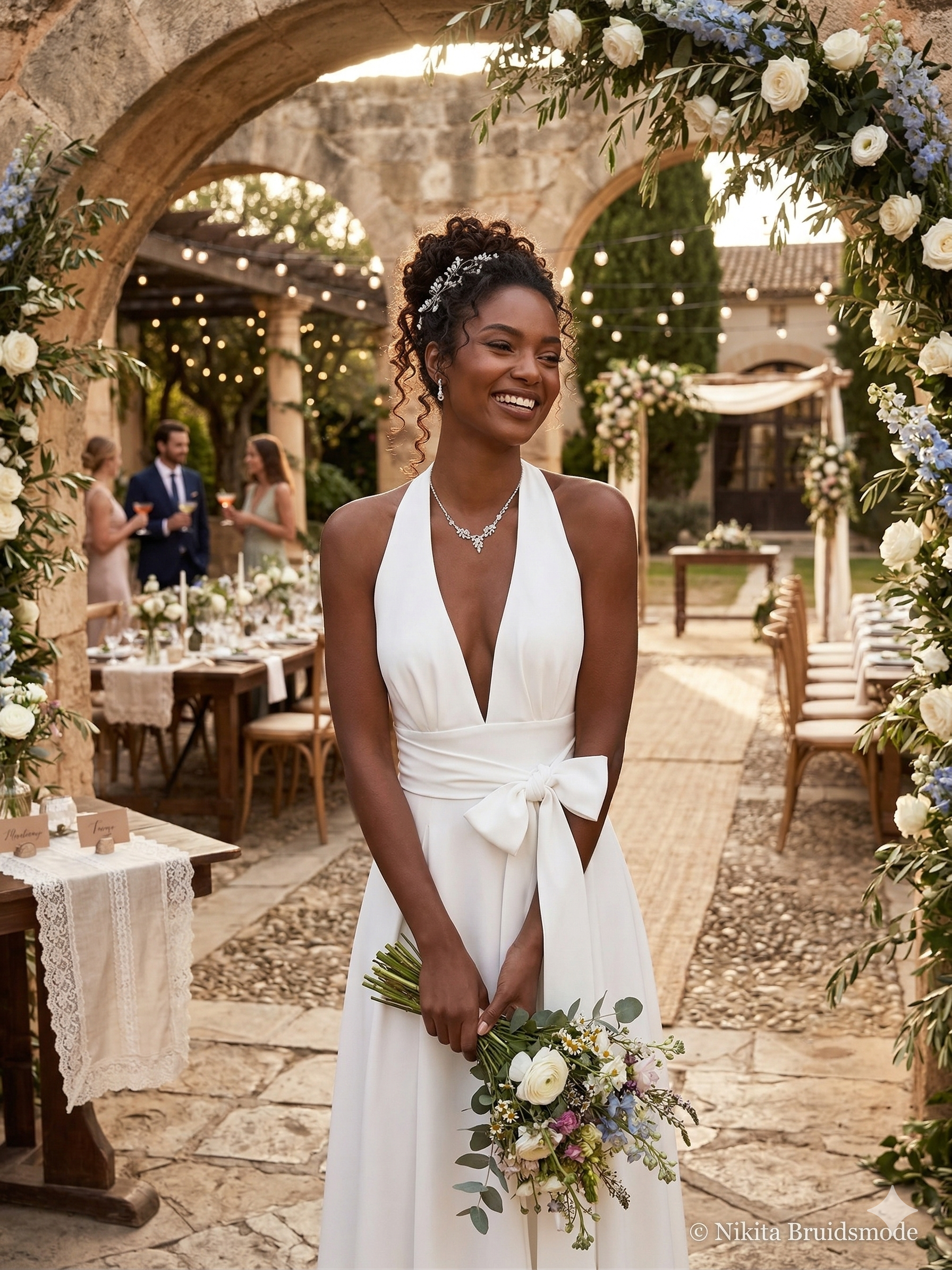 Aveline bruidsset – top met rok – elegante trouwlook – diverse maten