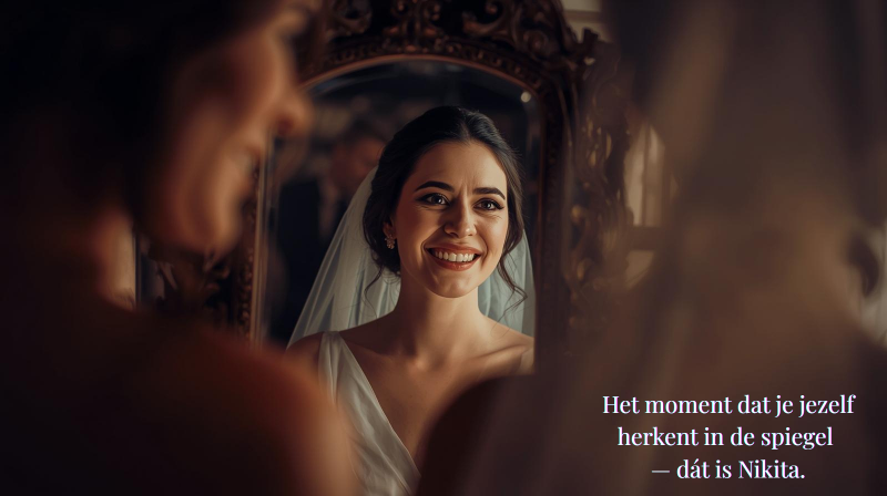 Het moment dat je jezelf herkent in de spiegel — dát is Nikita.