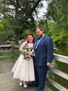 Tweedehands House of Mooshki trouwjurk – maat 48 | Boho, vrouwelijk & uniek code 202636