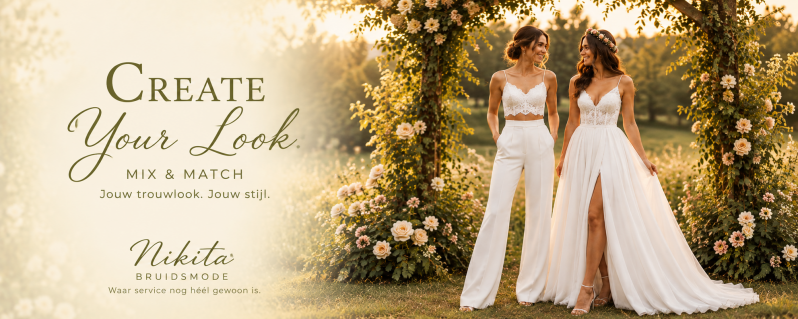 mix and match je eigen trouwjurk