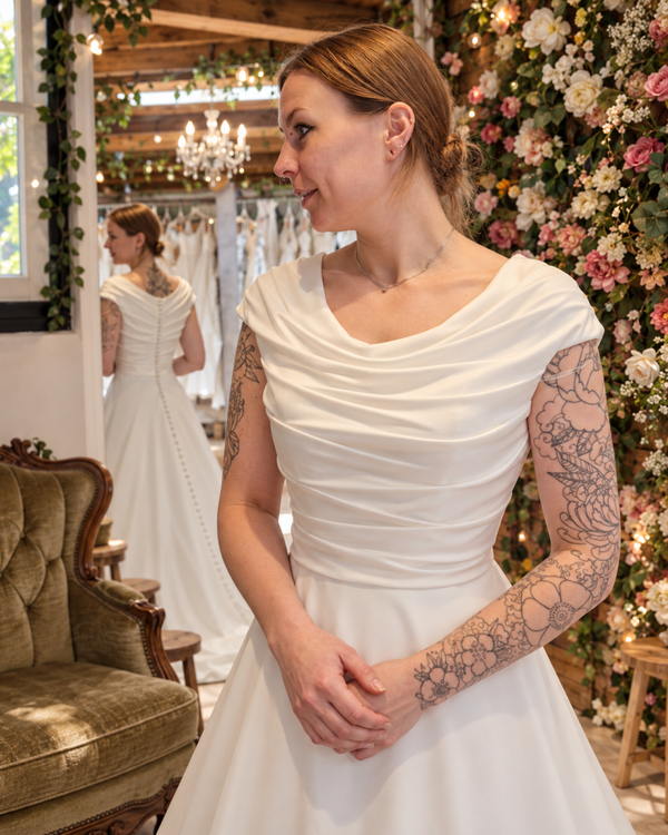 Nieuwe Morilee Norma 30164 trouwjurk – Maat 38 code 2026333
