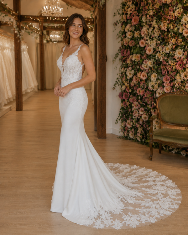 Nieuwe Adriana Alier trouwjurk – maat 38–40 code 2026118