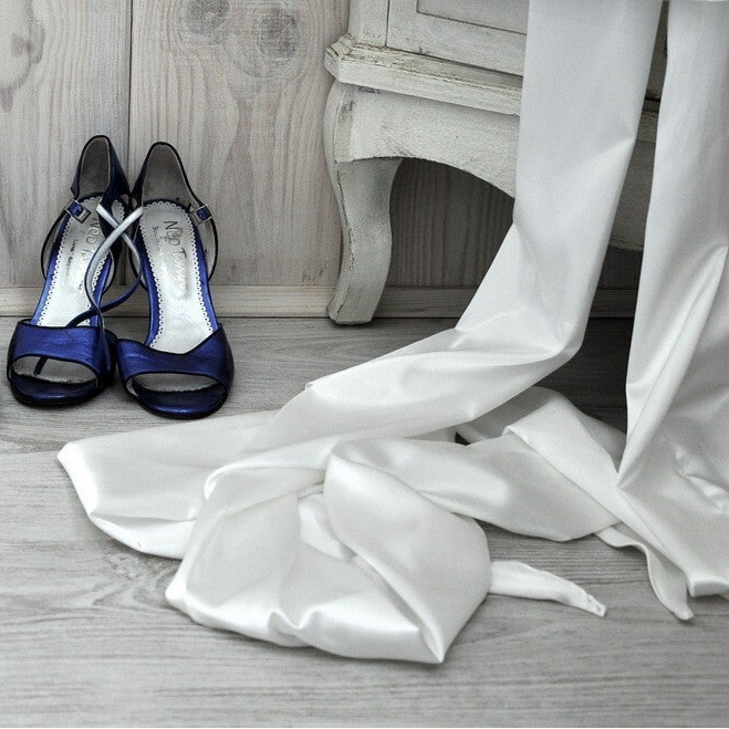 kleurrijke bruidsschoenen 