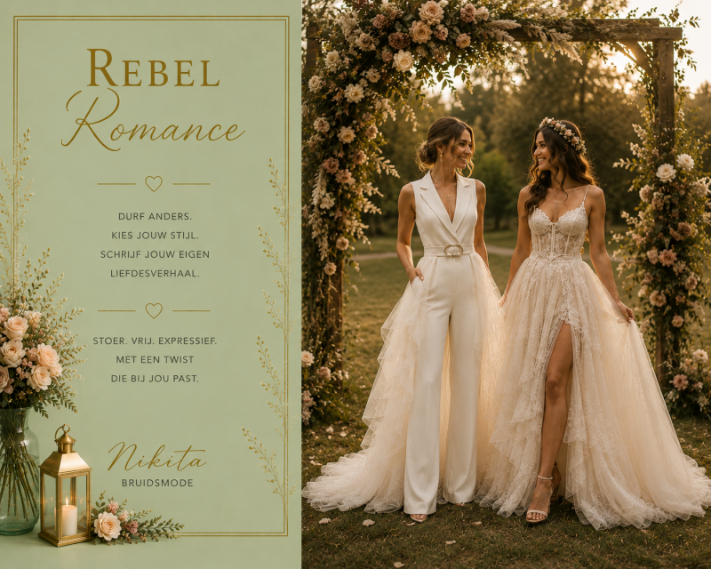 Rebel Romance trouwjurken en jumpsuits