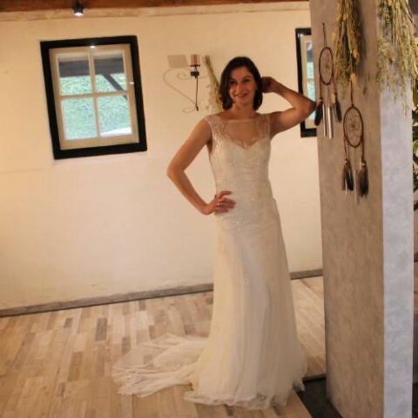 Bruidsjurk uit de Enzoani Transformer Collectie