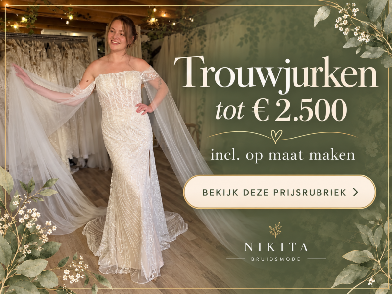 trouwjurken tot 2500 all in