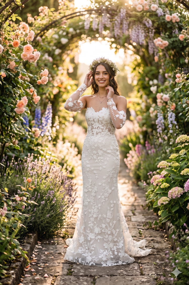 Tweedehands bruidsjurk – Blue by Enzoani ORRIE ✨💍Code 202517