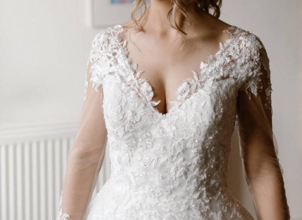 Tweedehands Pronovias trouwjurk – maat 36 code 2026100A