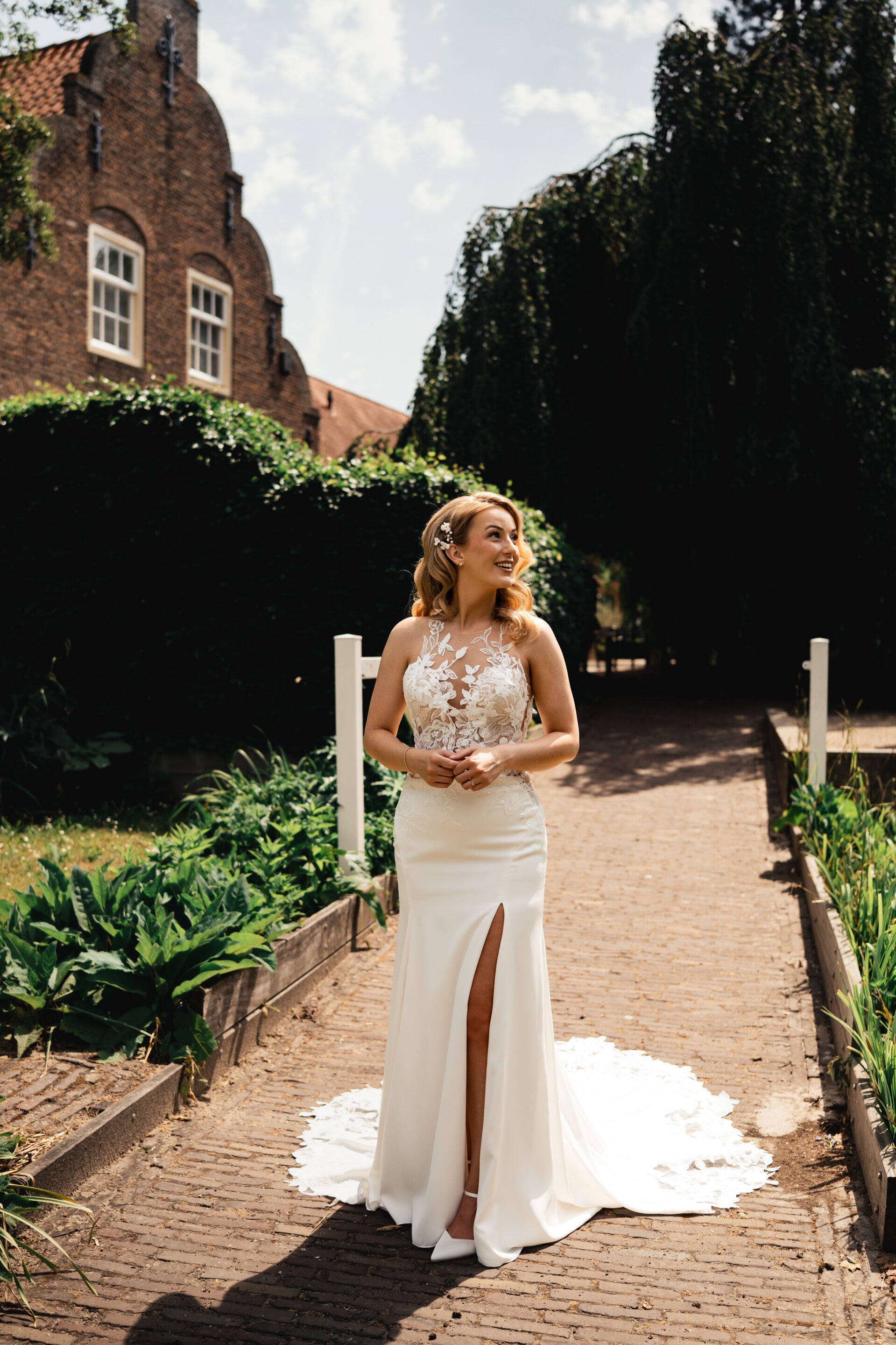Tweedehands Sophia Tolli trouwjurk – Maat 38 code 2026104