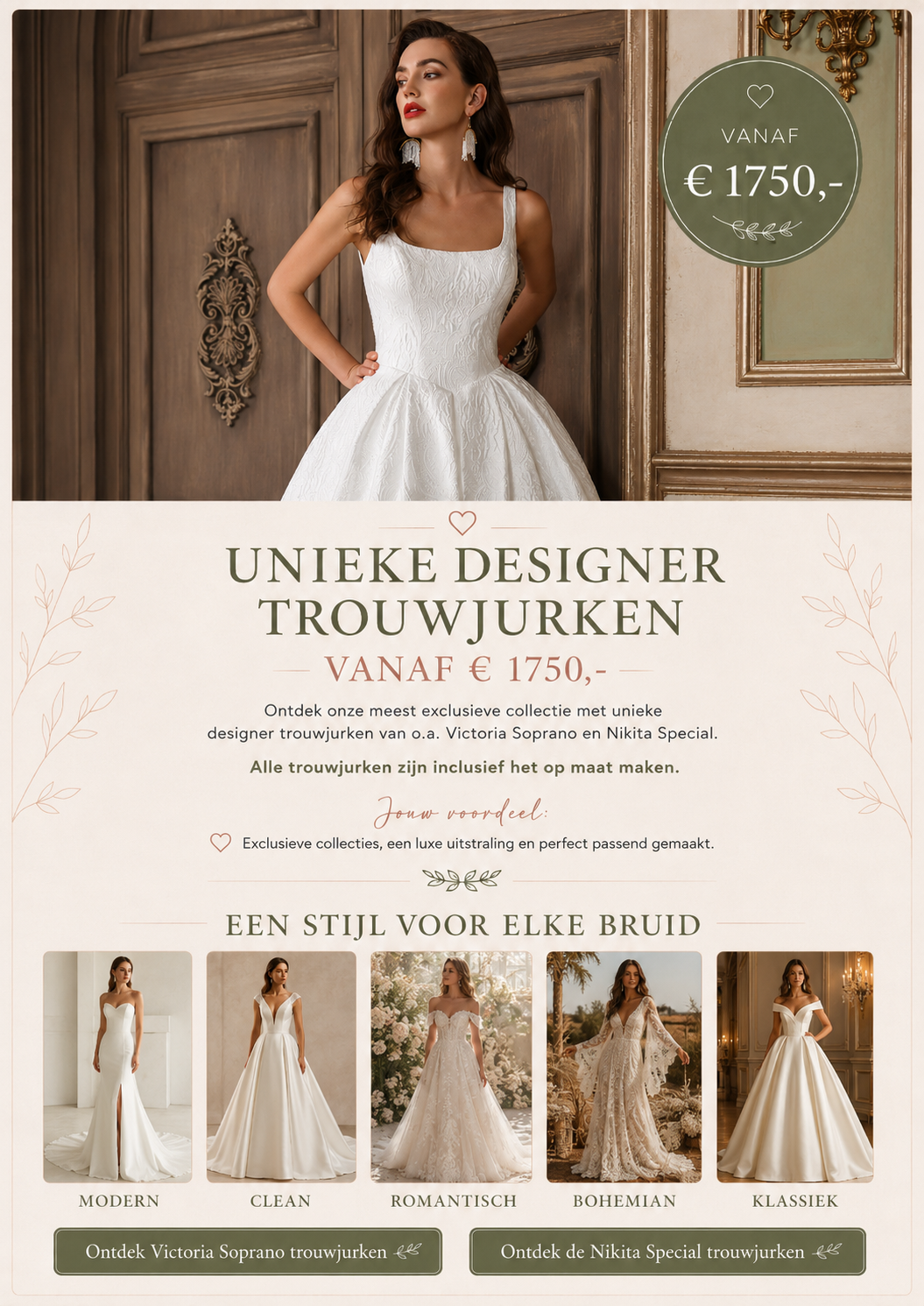 Exclusieve trouwjurken