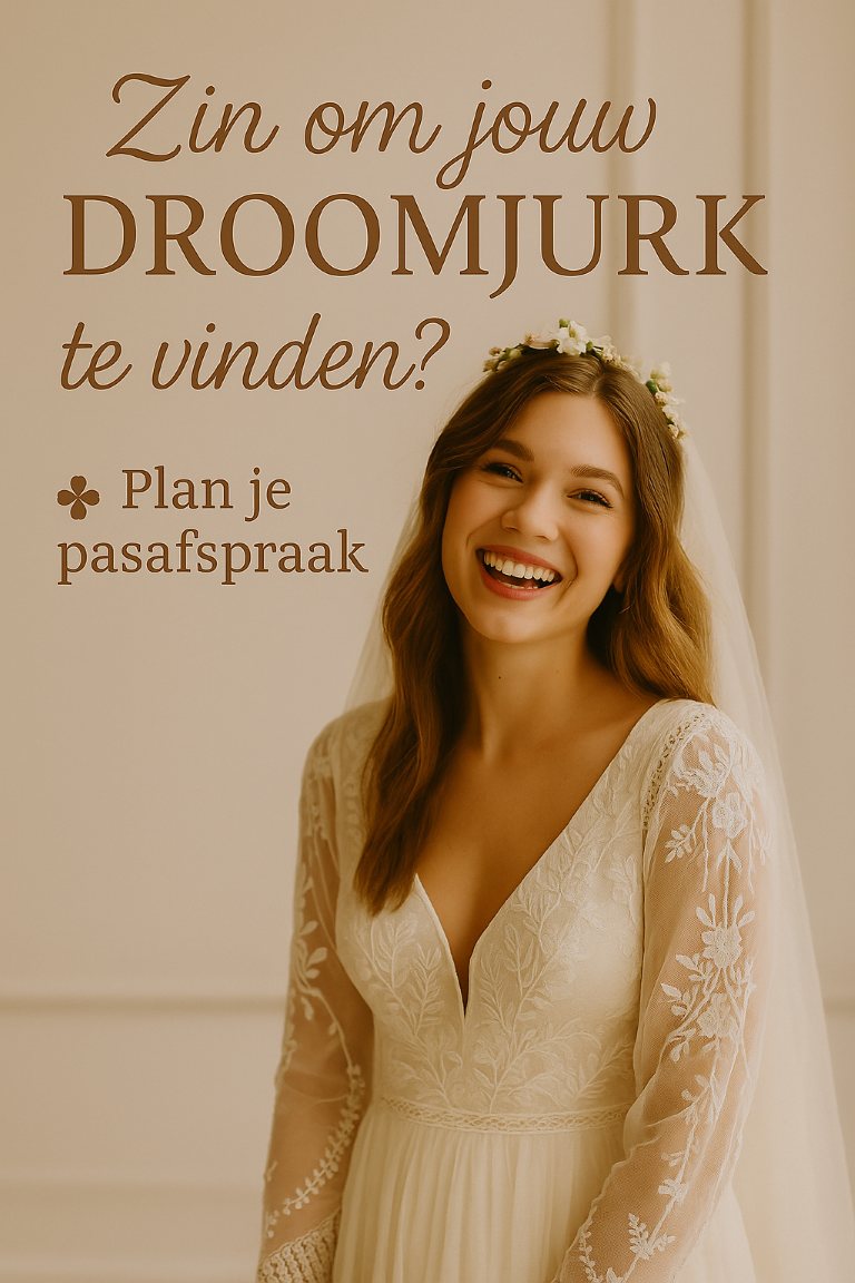 zin om jouw trouwjurk te vinden