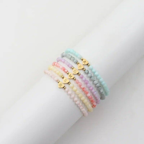 PULSERA ABALORIOS INICIAL