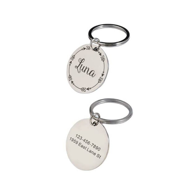 MEDALLITA PERSONALIZADA FLEURS