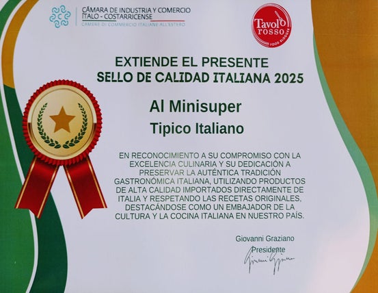 sello de calidad italiana