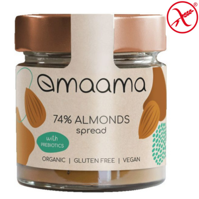 CREMA DE ALMENDRA 74% ORGANICA Y SIN GLUTEN