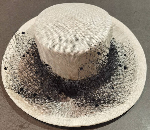 Canotier 2567 à voilette