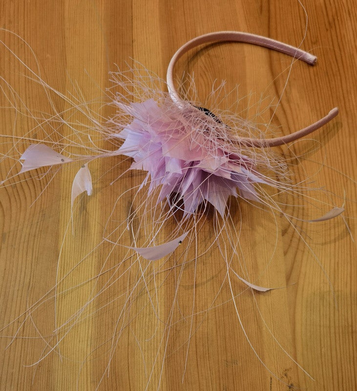 Fascinator Gris - Accessoire Cheveux Pour événement - Neuf Sans étiquette