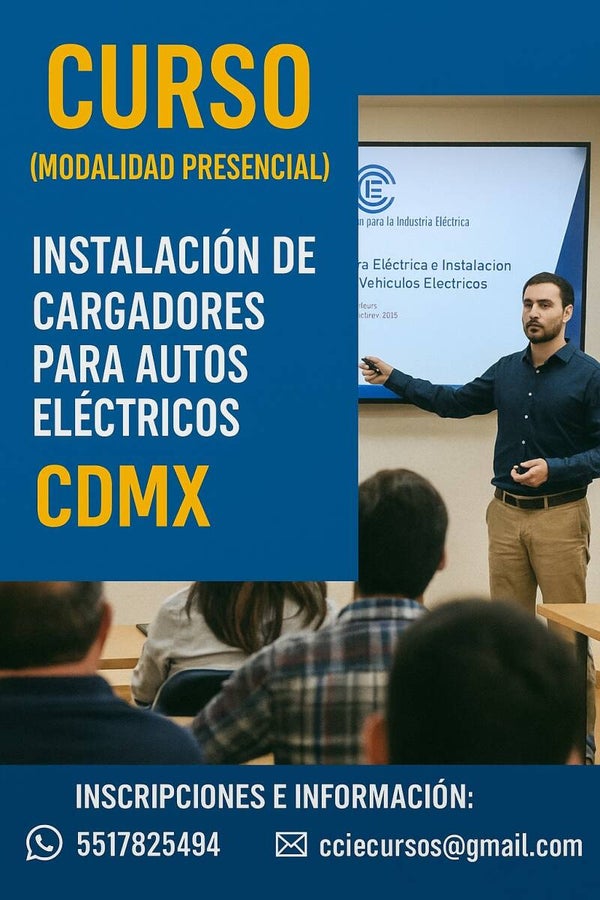 Curso de Instalación de Cargadores para Autos Eléctricos (CVE-02)