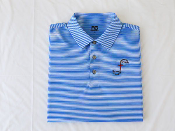 LIGHT BLUE STRIPED POLO