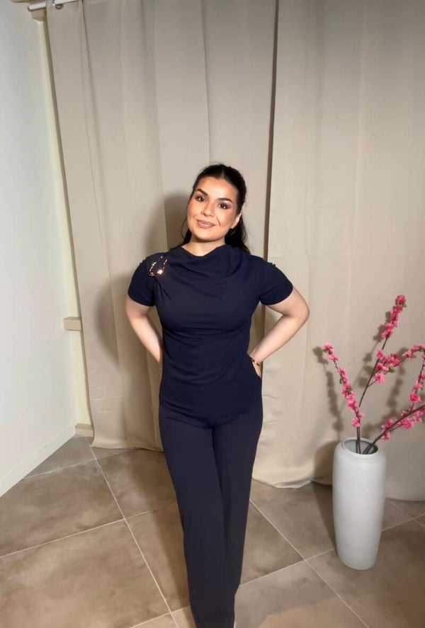 Just a girl set - Navy