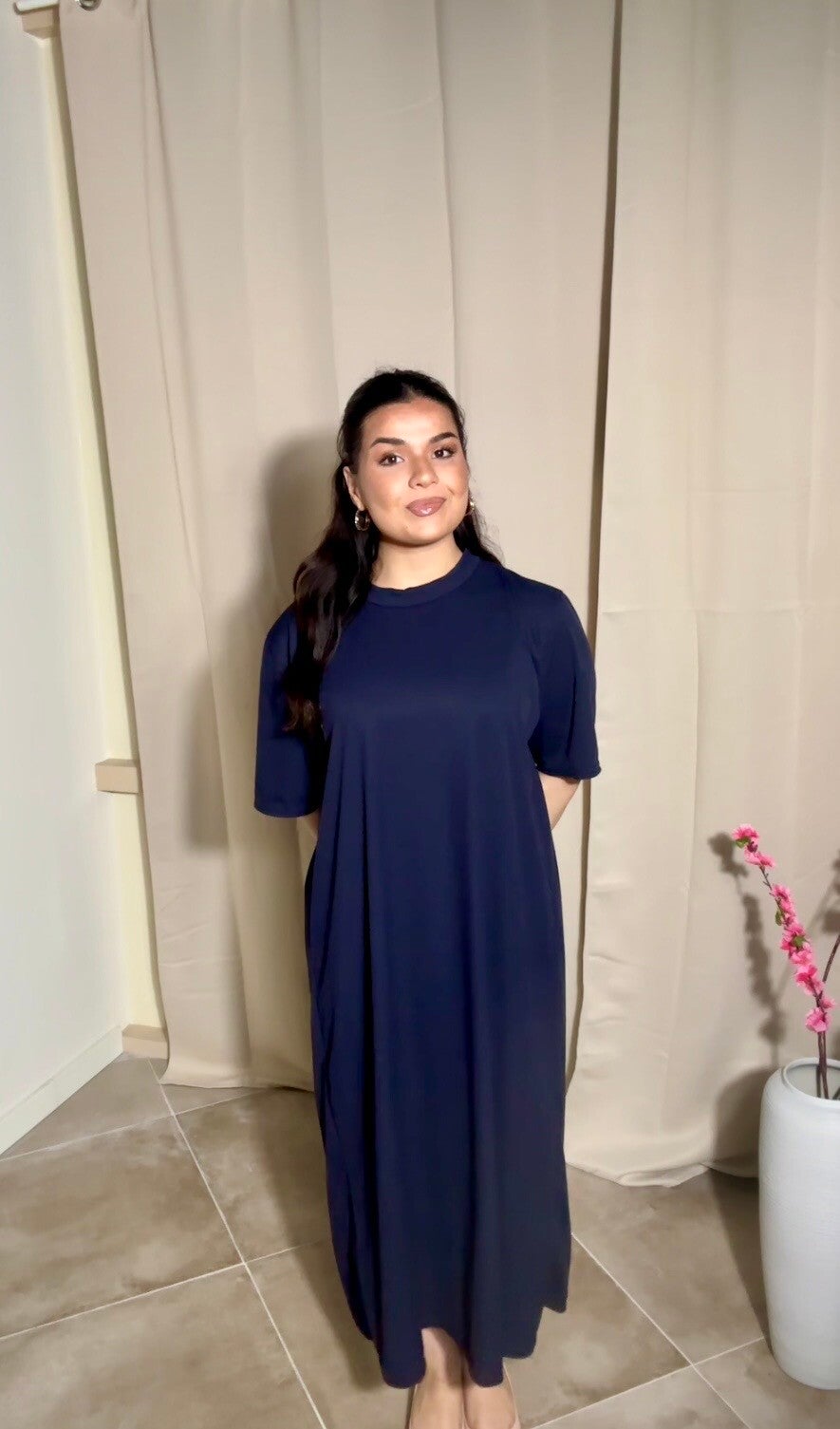 T- Shirt Dress - Navy