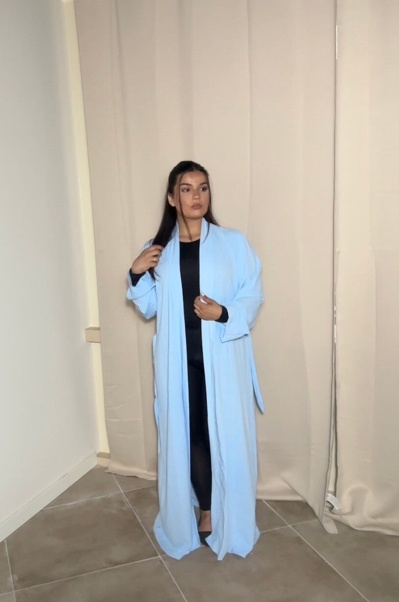 Basic Kimono - Licht Blauw