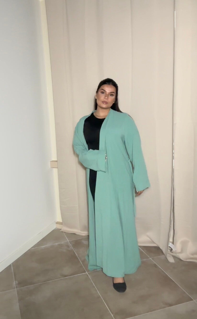 Basic Kimono - Licht Groen