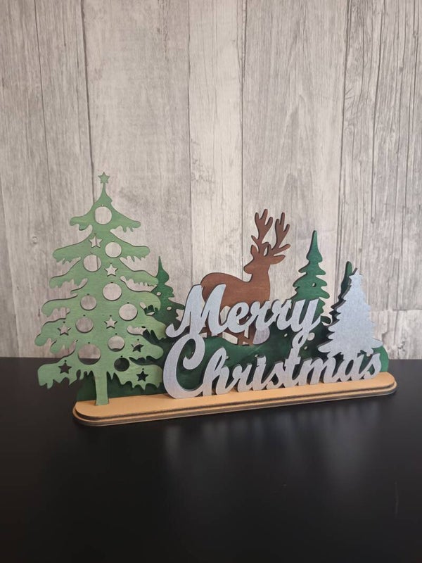 Merry Christmas Aufsteller