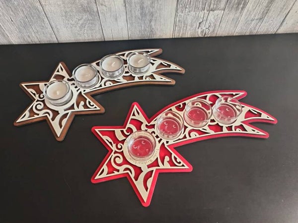 Advents Sternschnuppe