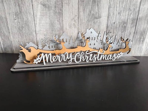 Merry Christmas Aufsteller