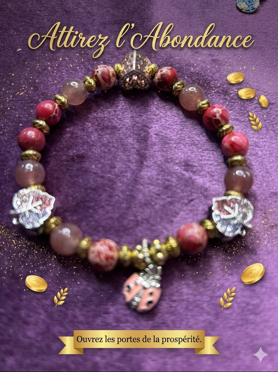 🌟 Bracelet d'Intention : Richesse & Abondance 🌟