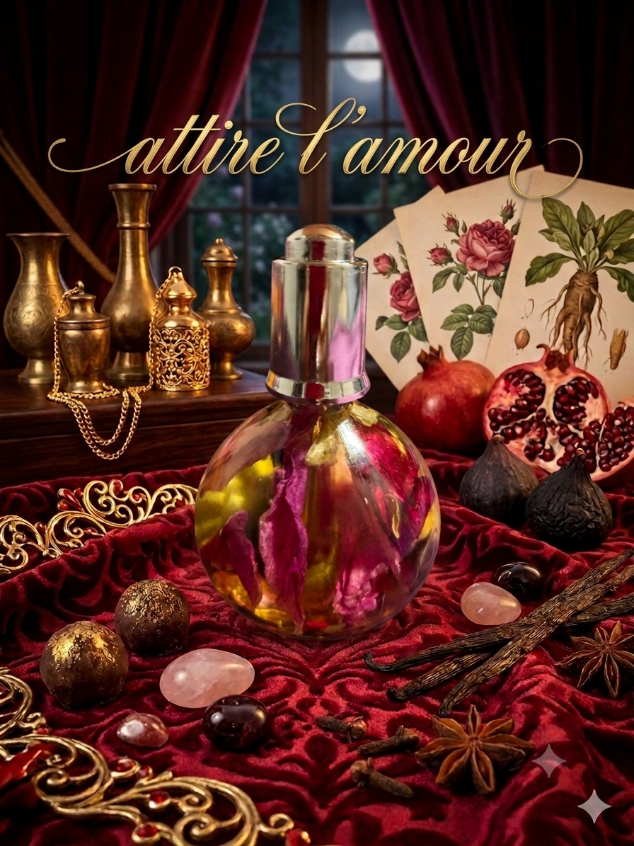 Huile magique pour Attirer l’Amour
