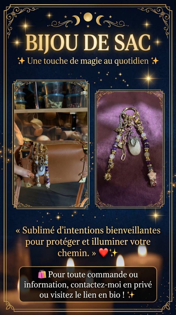Bijoux de sac d’enchantement Amoureux 💫
