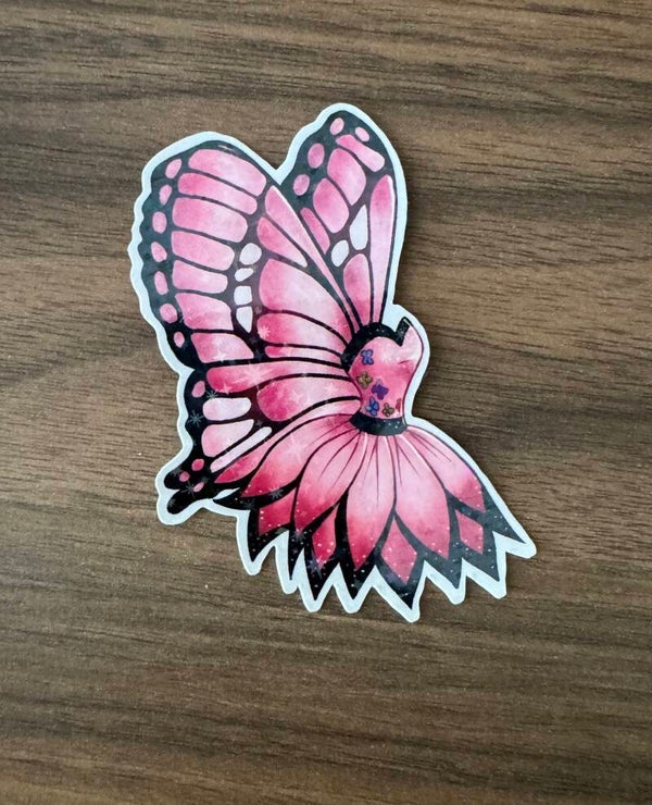 Sticker - Barbie butterfly